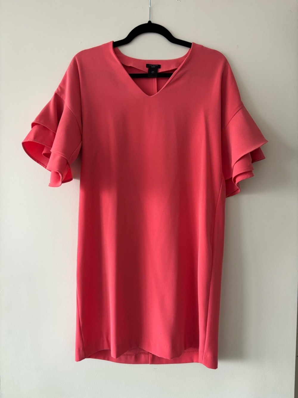 🪸Ann Taylor Factory Coral Petite V-Neck Dress